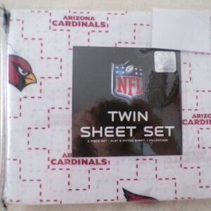 NFL Arizona Cardinals TWIN SIZE SHEET SET OFFICIALLY LICENSED